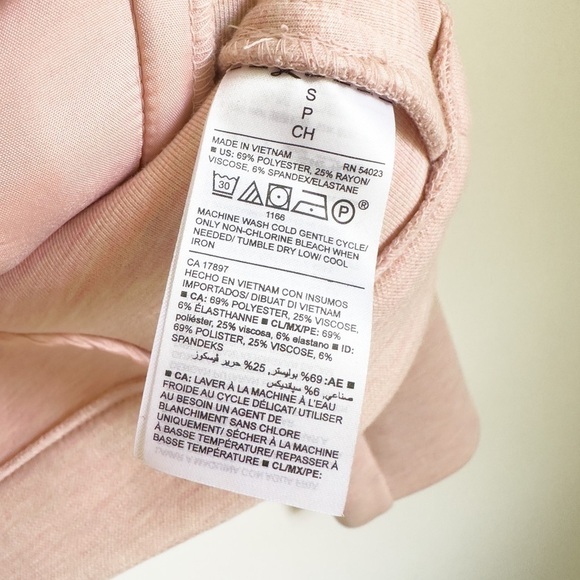 Old Navy Pastel Pink heathered Soft Padded Moto Jacket sz Small - Picture 7 of 8